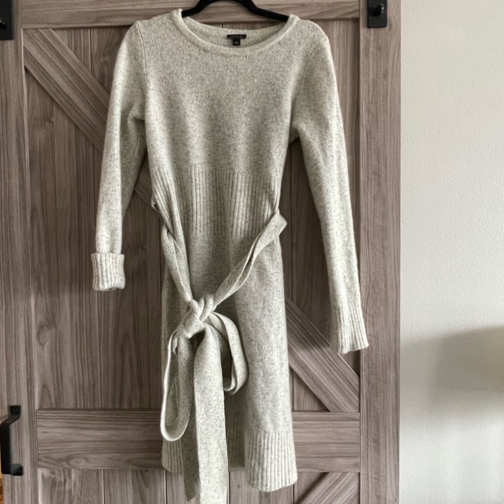 Ann Taylor Wool Blend Sweater Dress Size L